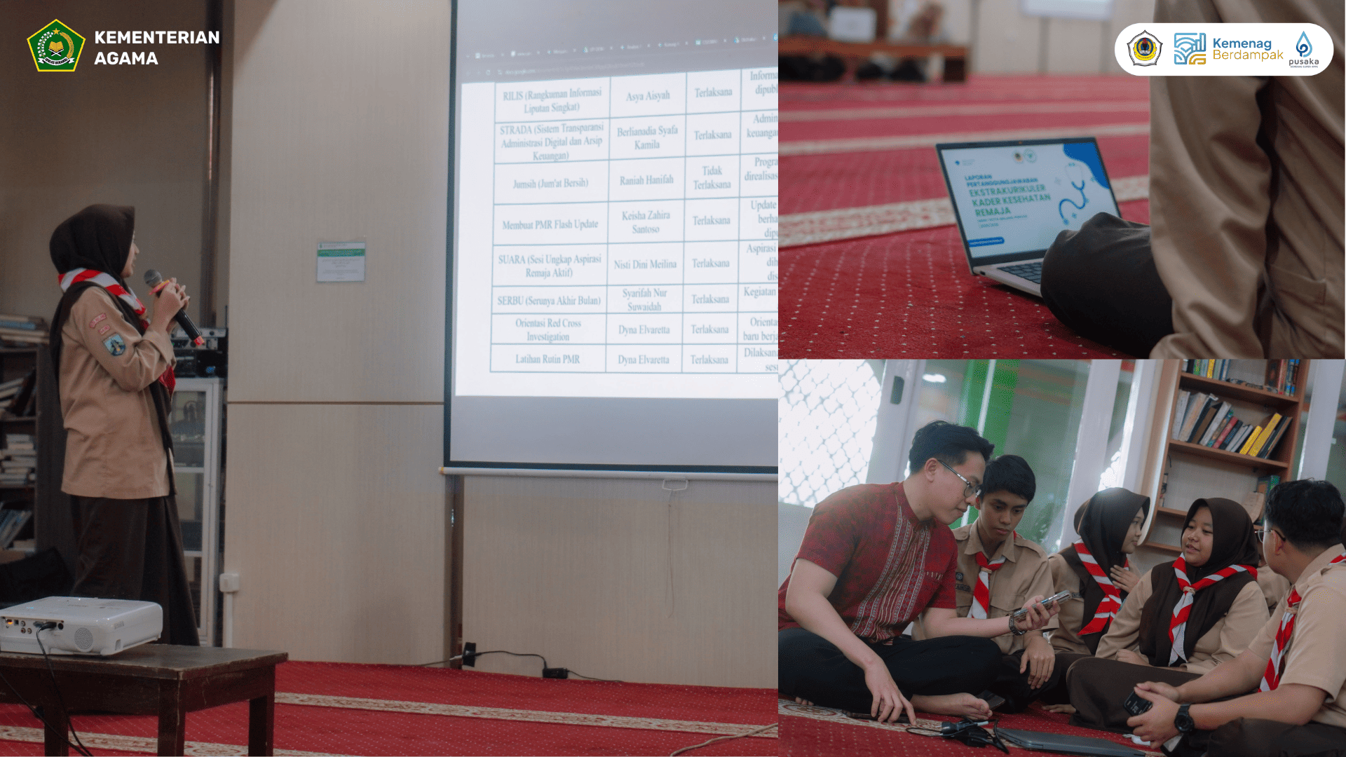 Wujudkan Transparansi Organisasi, OSIM dan UKES MAN 1 Kota Malang Gelar Sidang LPJ Periode 2025/2026